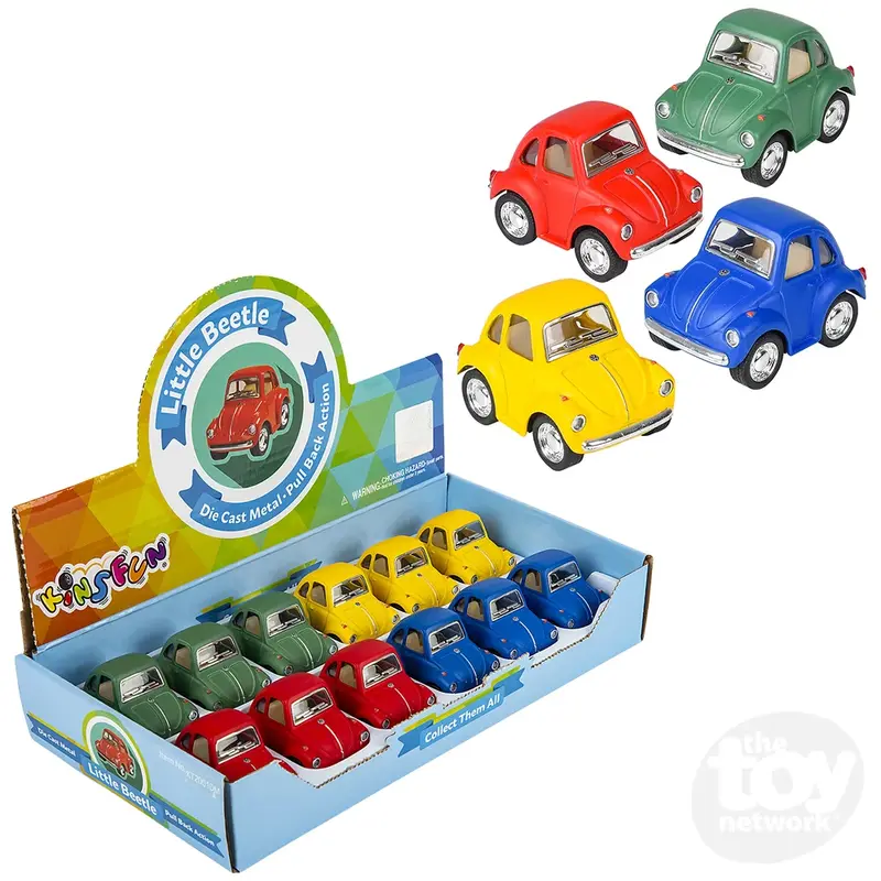 2" Die-Cast Mini VW Beetle - Matte Finish (Sold Separately)