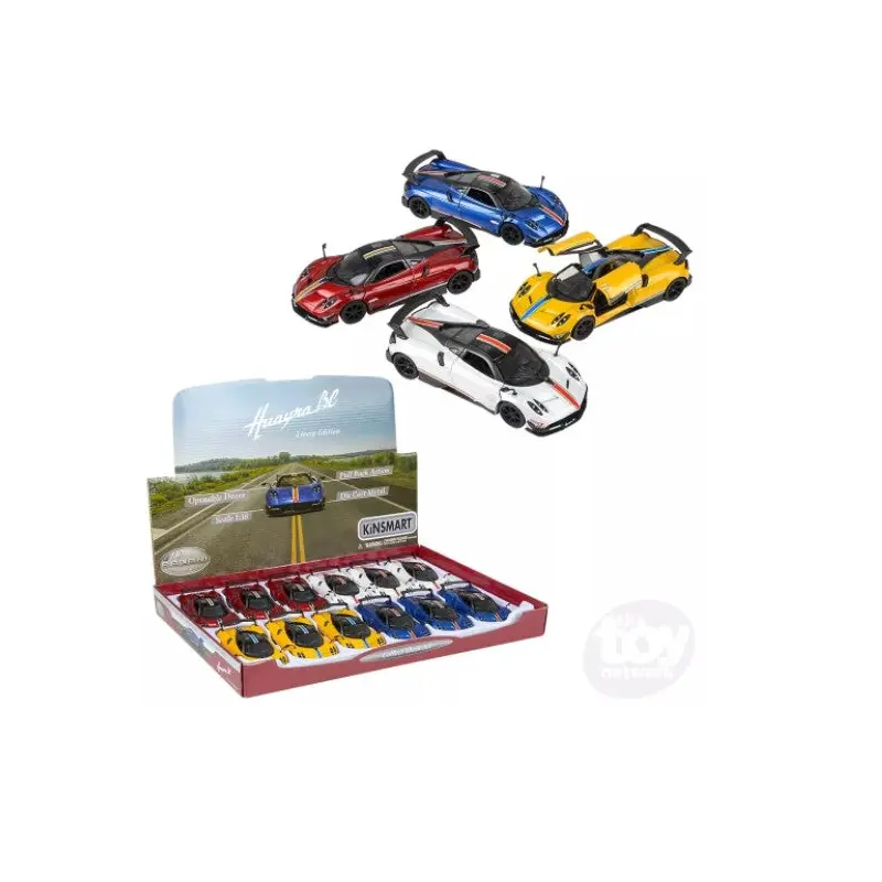 5" Die-Cast Pull Back 2016 Pagani Huayra (Sold Separately)