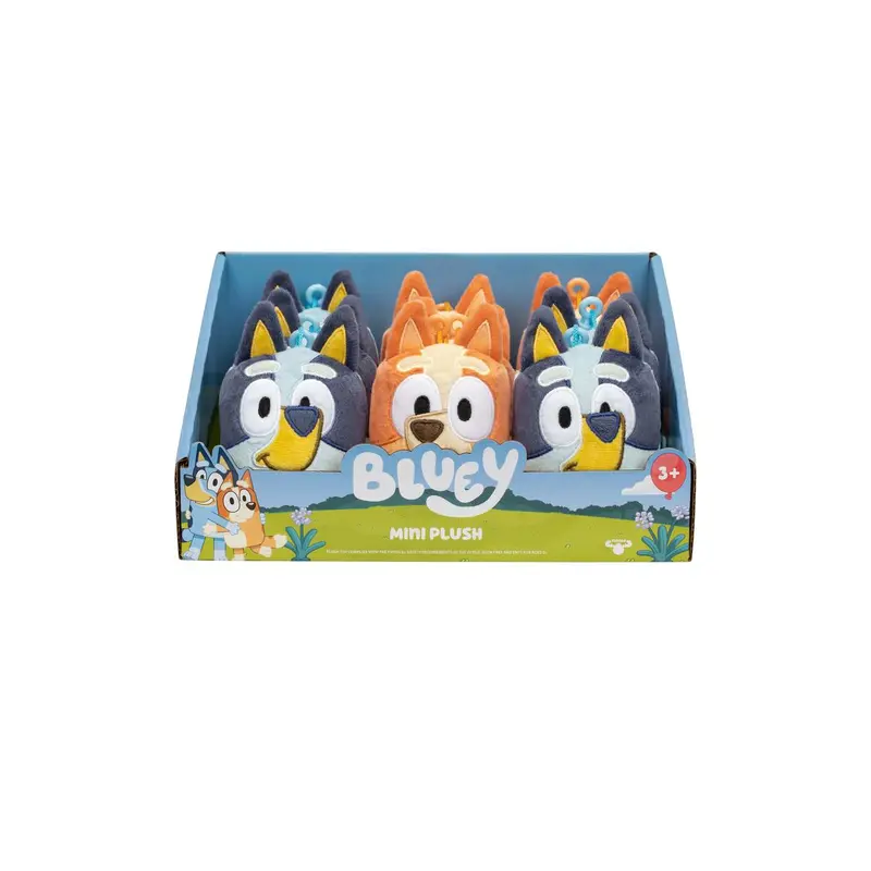 Bluey Mini Clip-On Plush (Sold Separately)