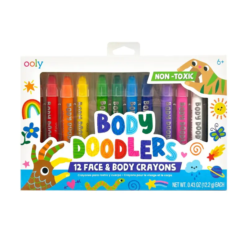 Body Doodlers Face & Body  Crayons