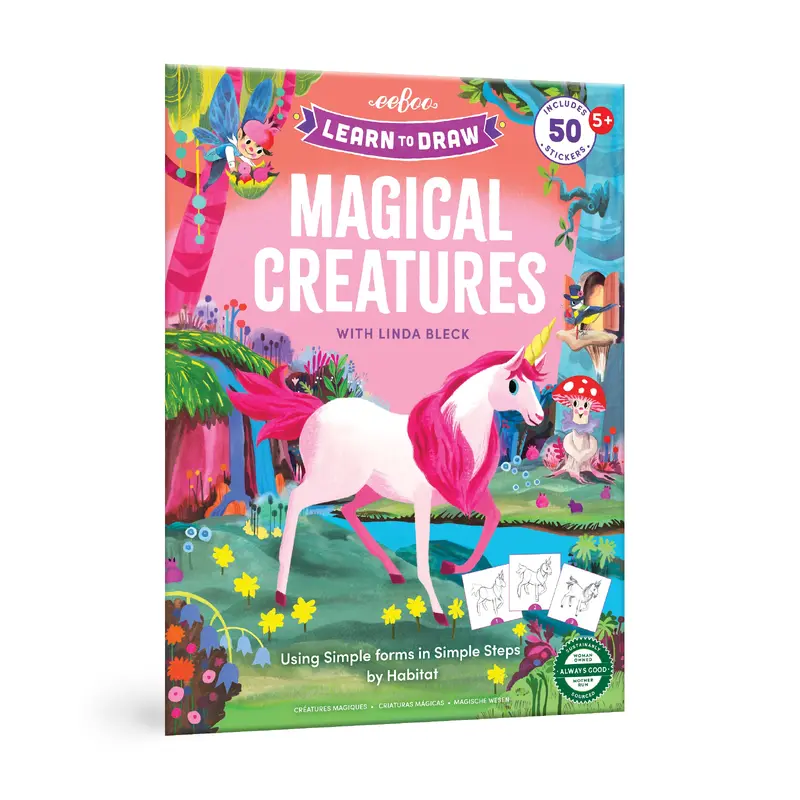 Learn to Draw Magical Creatures w/stickers
