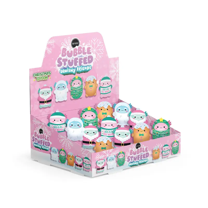 Bubble Stuffed Squishy Friends A Very Axolotl Xmas (Sold Separately)