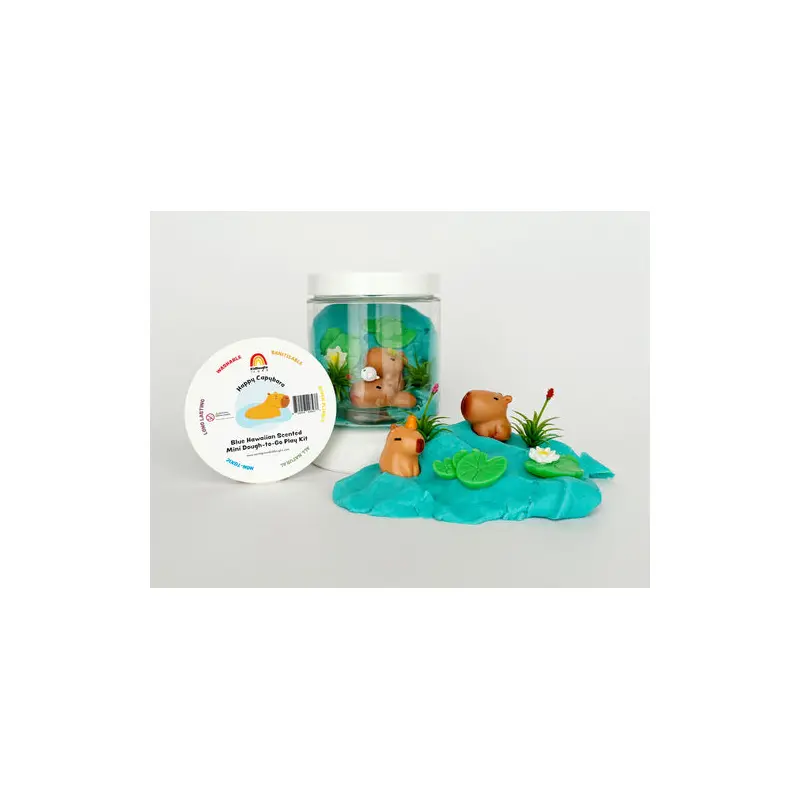 Capybara Mini Dough-to-Go Play Kit