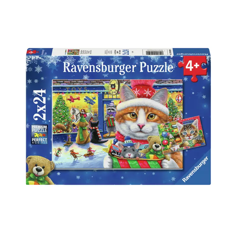 Christmas Kitties 2x24 Pc Puzzle