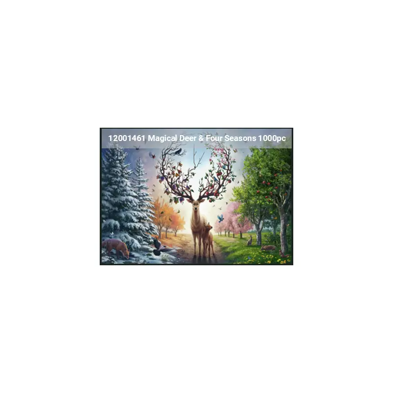 Magical Deer & Four Season 1000 pc Puzzle - 50th Anniversary Puzzle