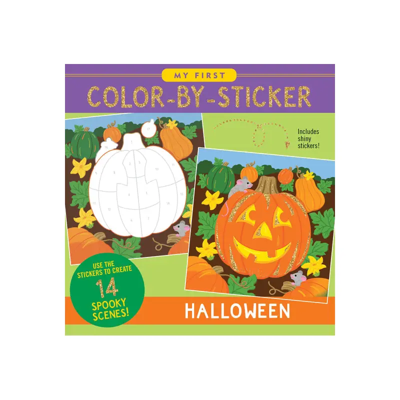 My First Color-By-Sticker Book - Halloween