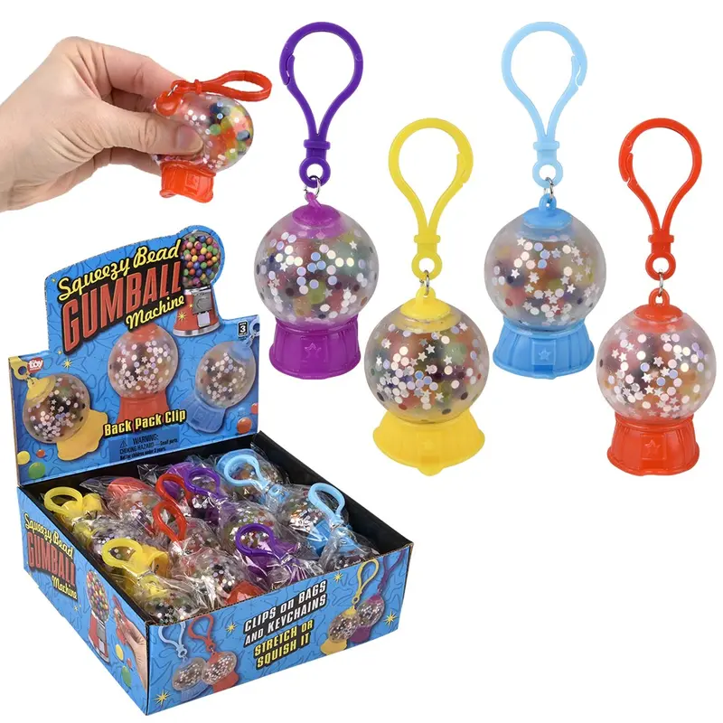 Squeezy Bead Gumball Machine Clip on 2 (Sold Separately)