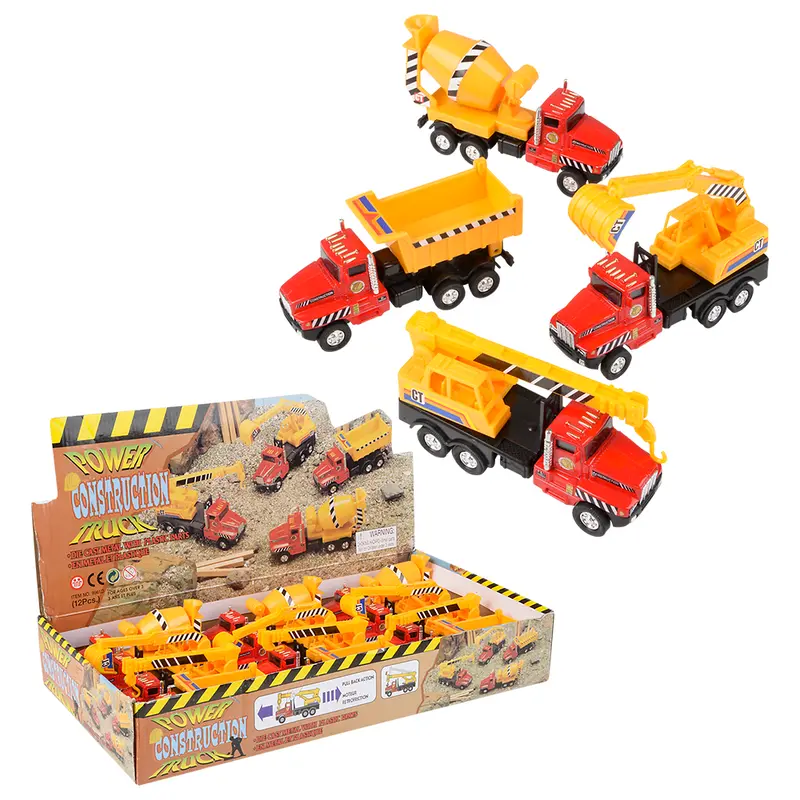 5.25 Diecast Construction Trucks (Sold Separately)