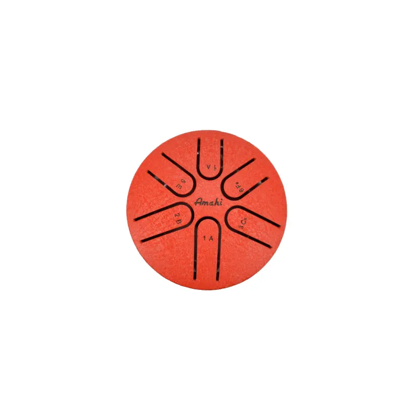 3" Steel Tongue Drum - Red