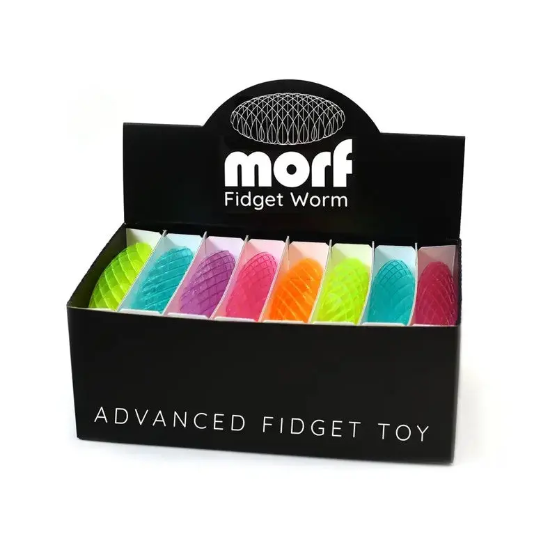 Mini Morf Fidget Worm Multi-Color - Asst. Colors (Sold Separately)