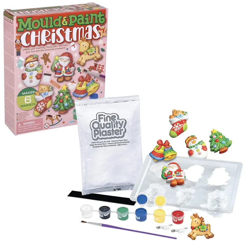 3D Mould & Paint /Christmas Magnets