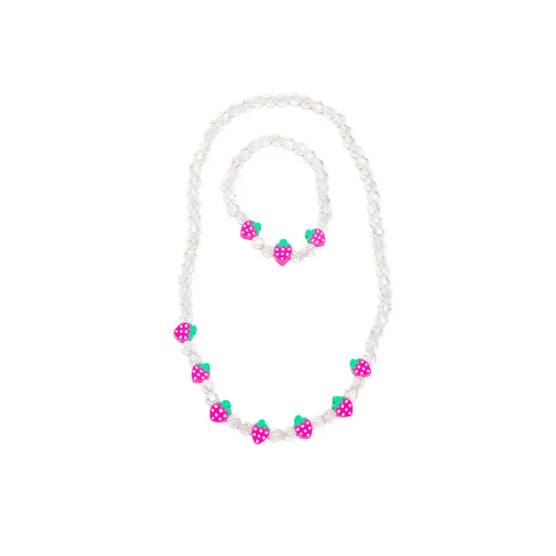 Berry Beautiful Necklace & Bracelet  Set, 2pc