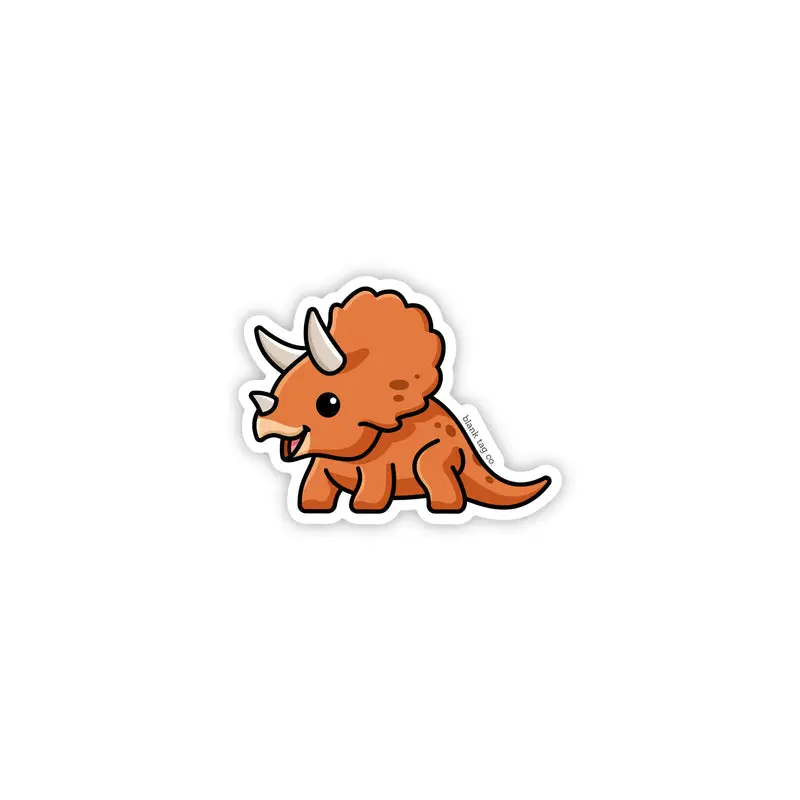 The Triceratops Sticker