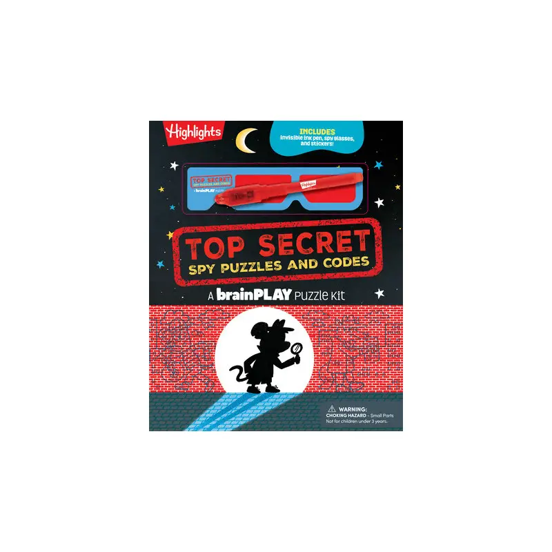 brainPLAY Top Secret Spy Puzzles and Codes
