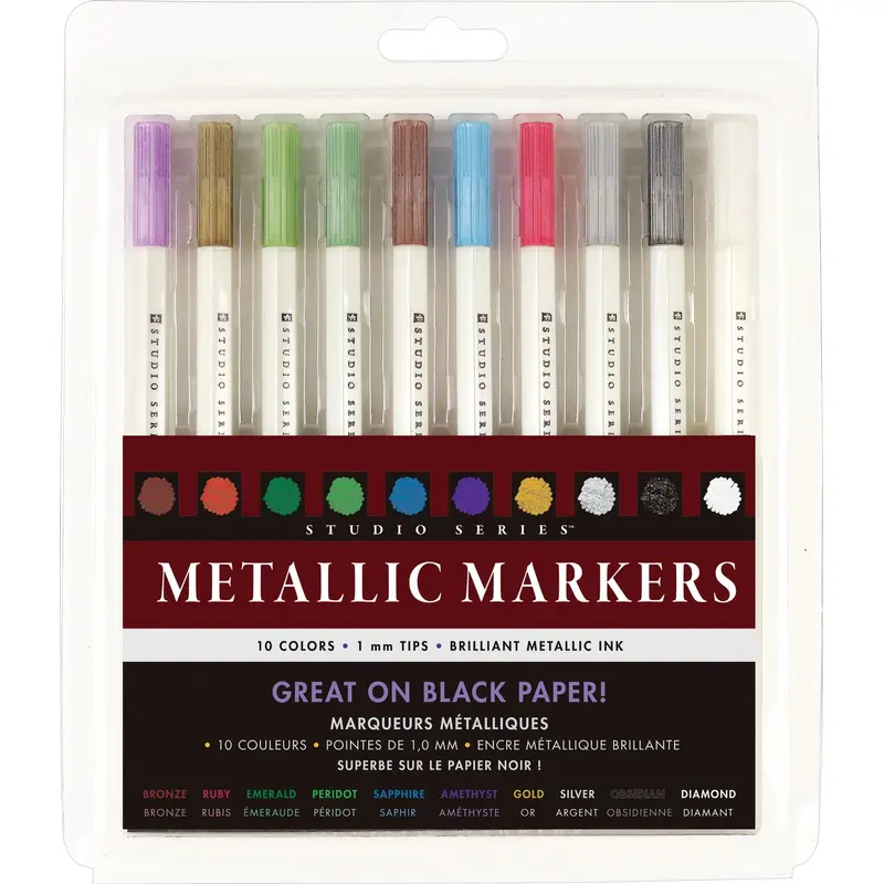Studio Series: Metallic Markers - 10 Count