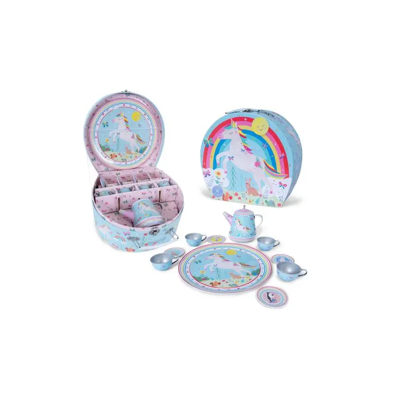 Tea Set 11PC Rainbow Fairy Music