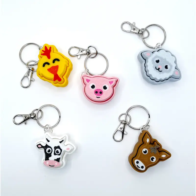 Fidget Clicker Keychains - Asst. Styles (Sold Separately)