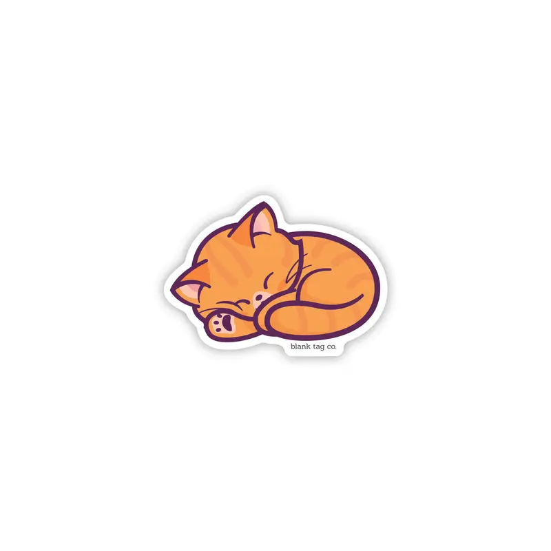 The Orange Cat Sticker