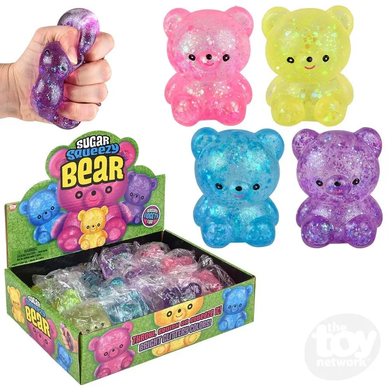3" Squeezy Sugar Bears (Sold Separately)
