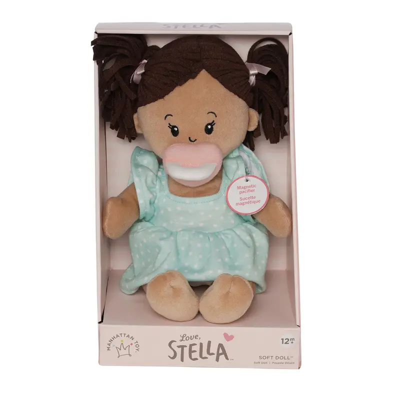 Love, Stella Doll Light Beige with Brown Pigtails