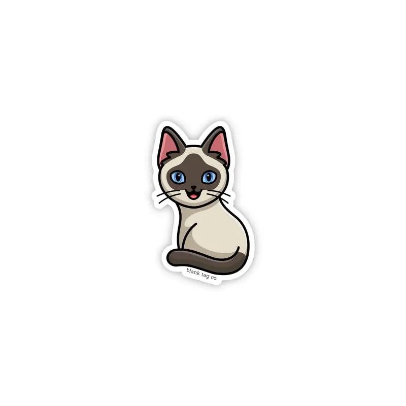 The Siamese Cat Sticker