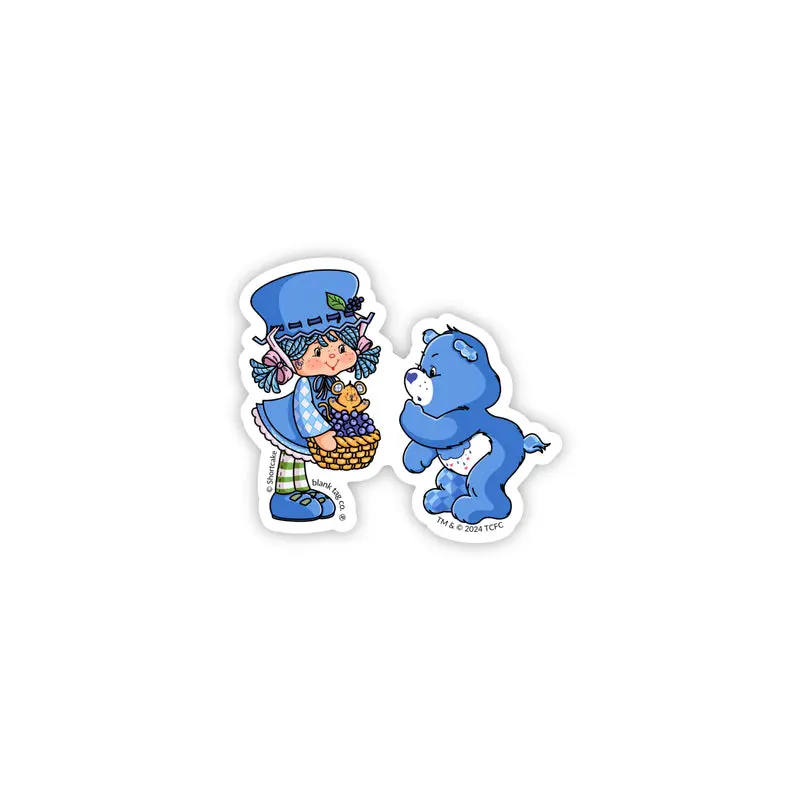 The Blueberry Muffin and Grumpy Bear Sticker