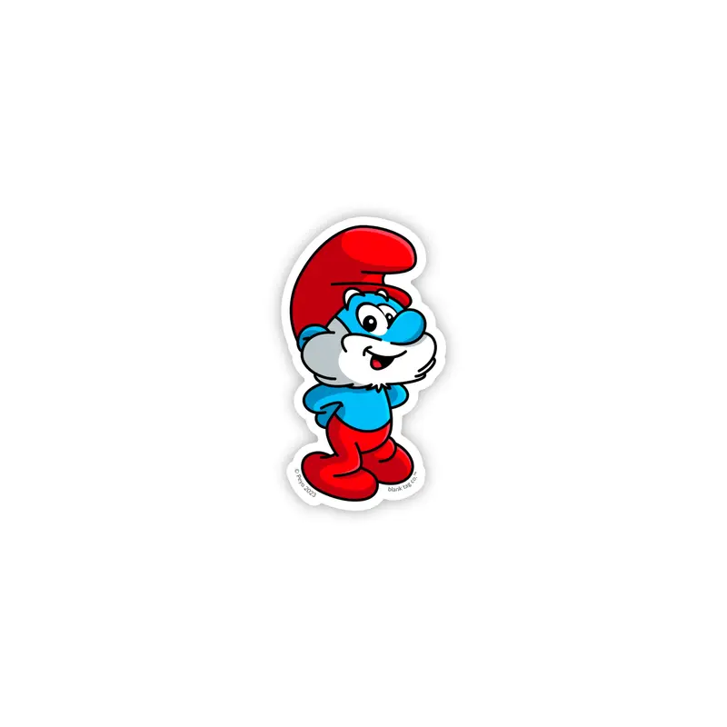 The Papa Smurf Sticker