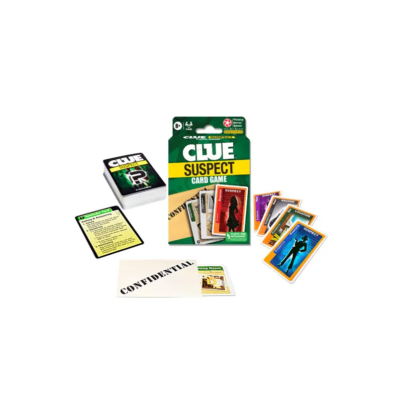 Clue - Suspect Card Game