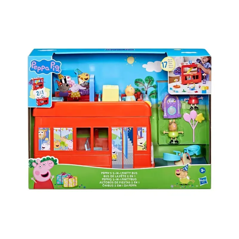 Peppa Pig Peppa's 2-in-1 Party Bus