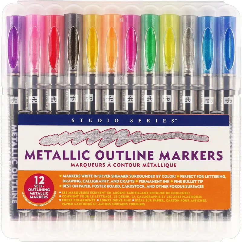 Studio Series: Metallic Outline Markers