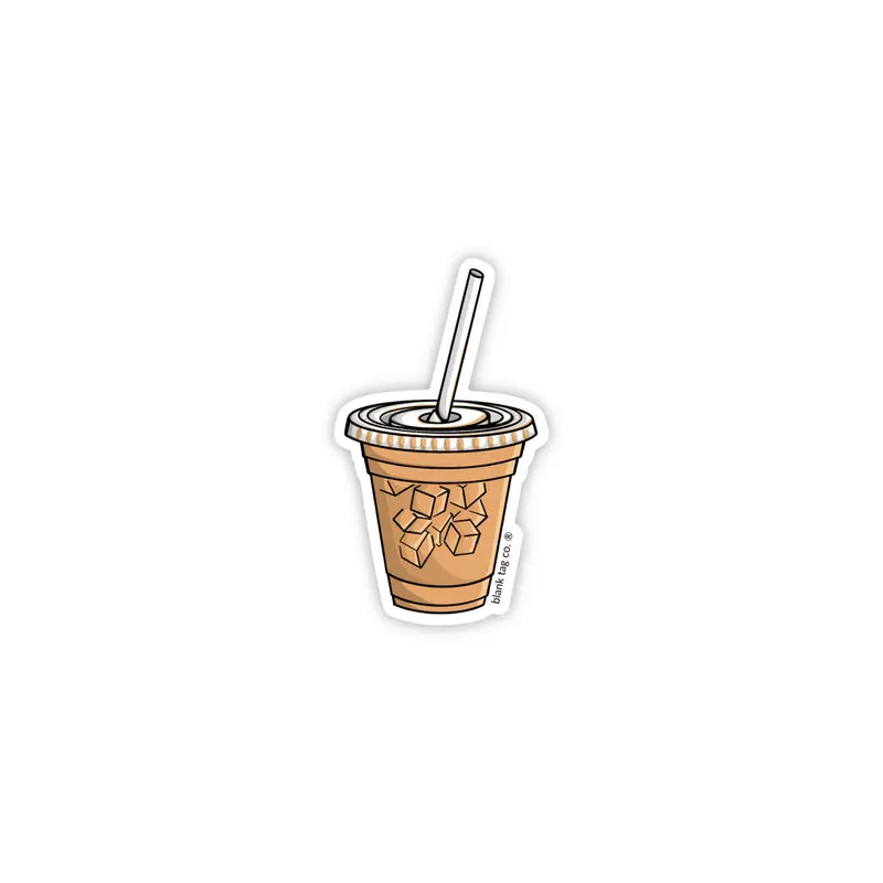 The Iced Coffee Sticker