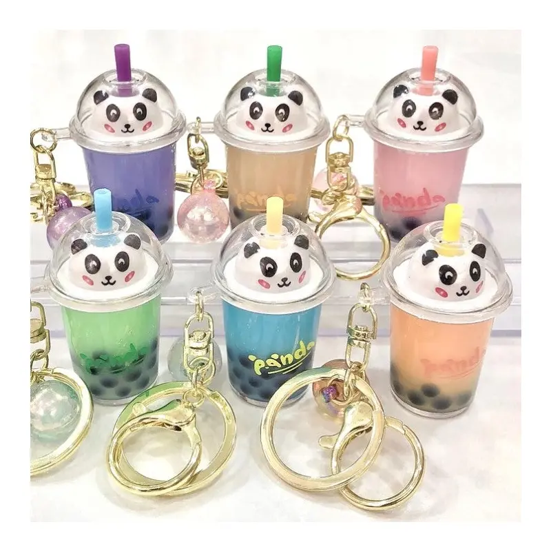 Panda Boba Tea Floaty Keyring (Sold Separately)