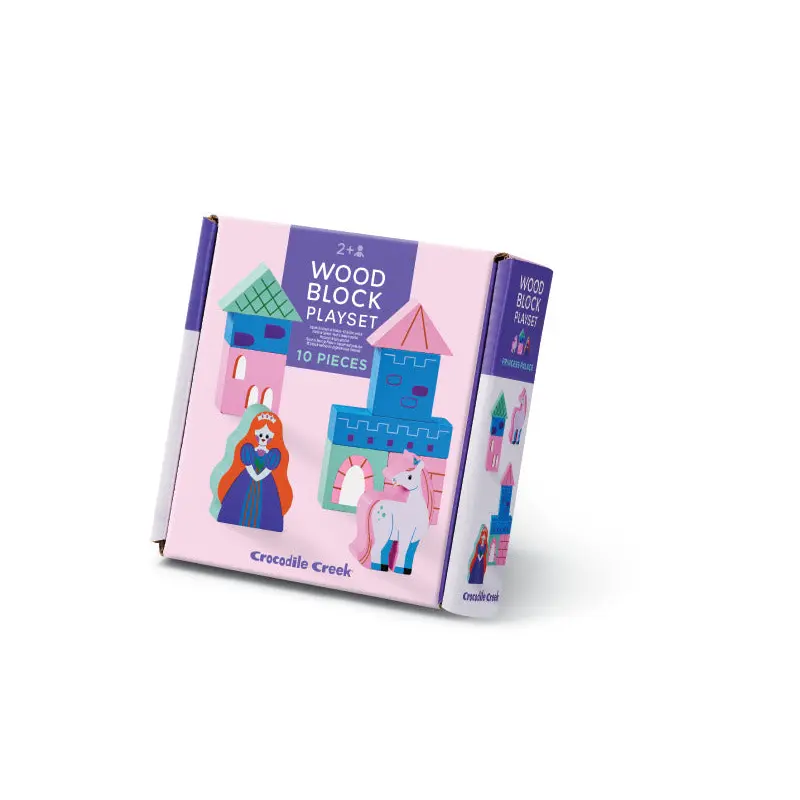 Build and Play Mini Wood Blocks - Princess Palace