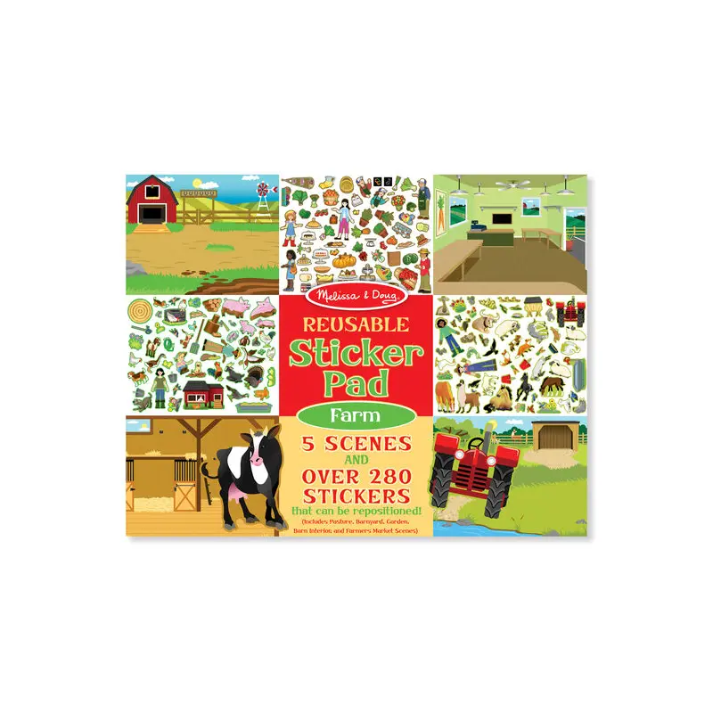 Farm: Reusable Sticker Pad