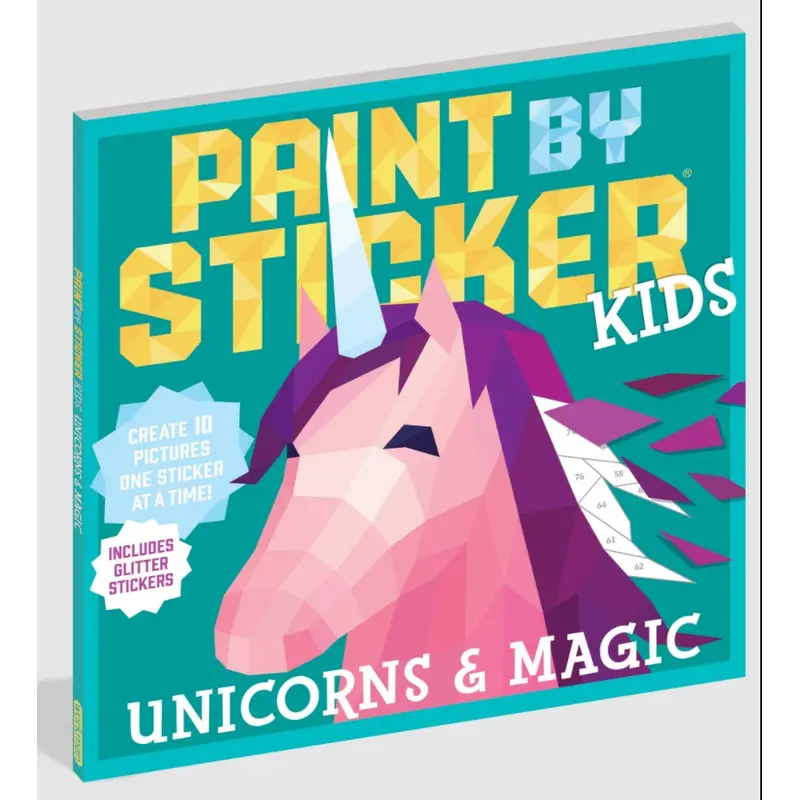 Unicorns & Magic: Paint By Sticker
