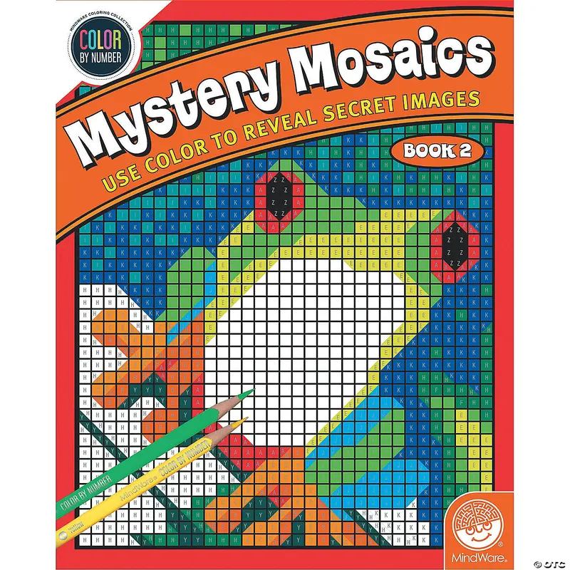 Color By Number: Mystery Mosaics - Book 2
