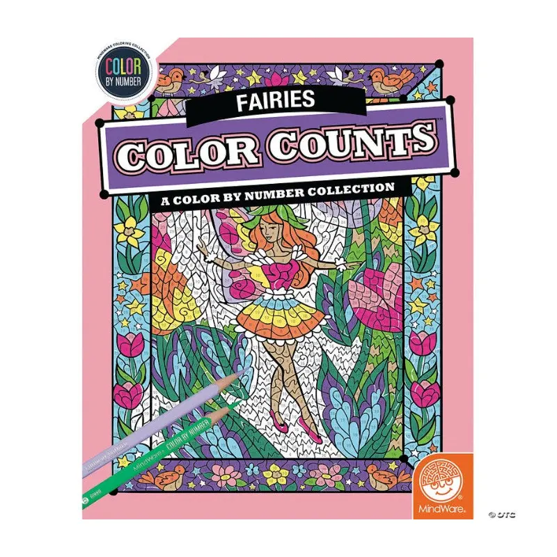 Color by Number: Color Counts - Fairies