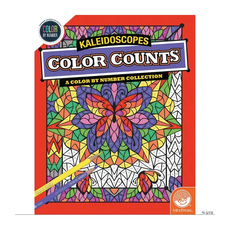Color by Number: Color Counts - Kaleidoscopes