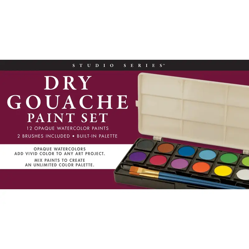 Dry Gouache Paint Set: Studio Series