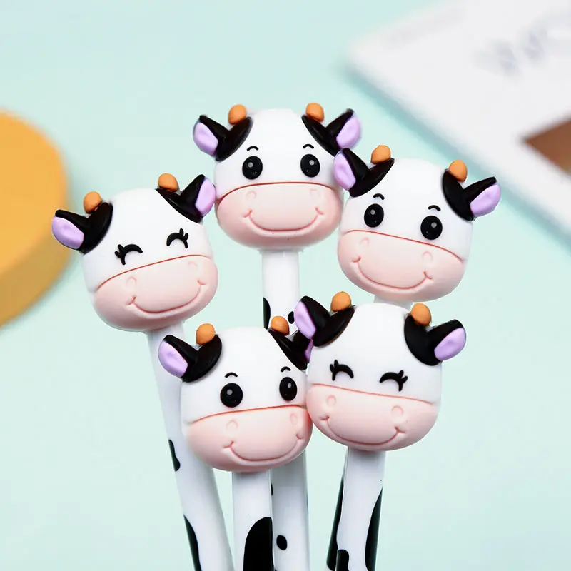 Cow Retractable Gel Pen