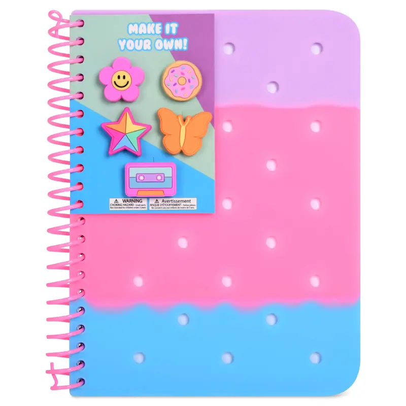 Tie Dye Charmed Journal - Includes 5 Charms