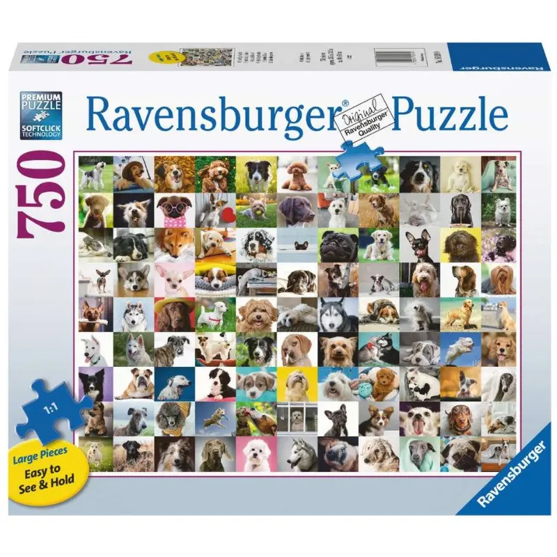 99 Loveable Dogs Large Puzzle