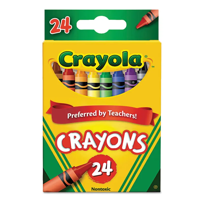 24 Ct Crayons - Peggable