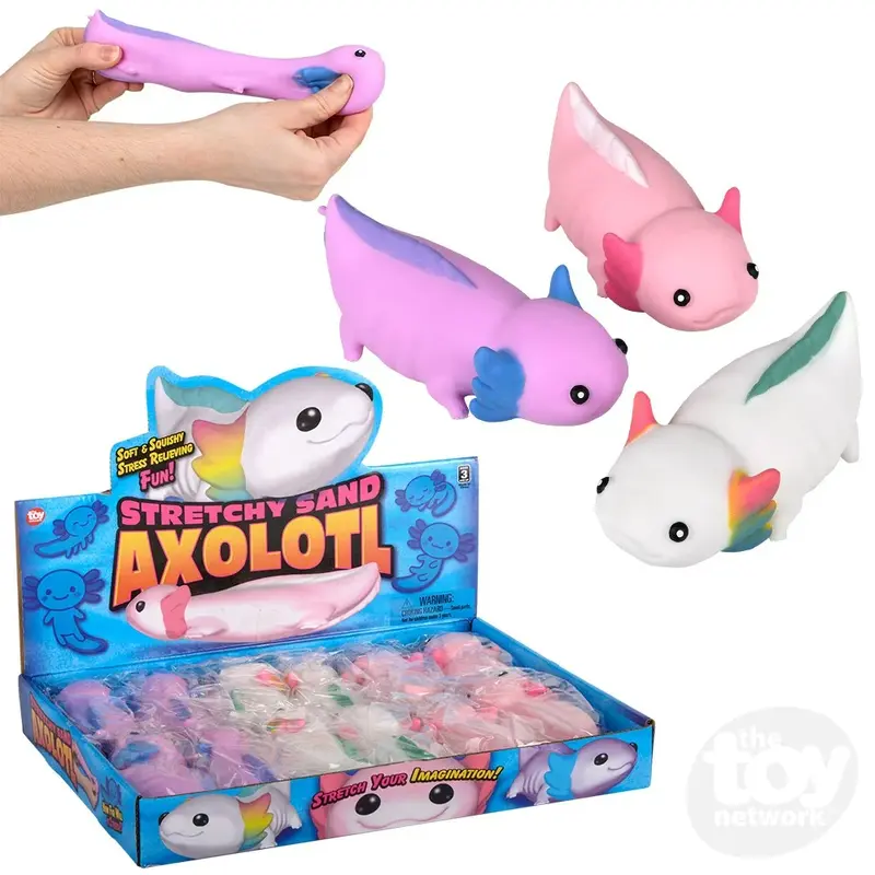 5 Stretchy Sand Axolotl (Sold Separately)