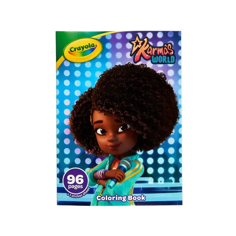 96-Page Coloring Book, Karma's World