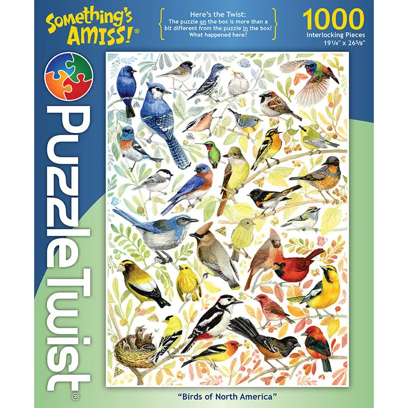 Birds of North America: 1,000 Piece Puzzle