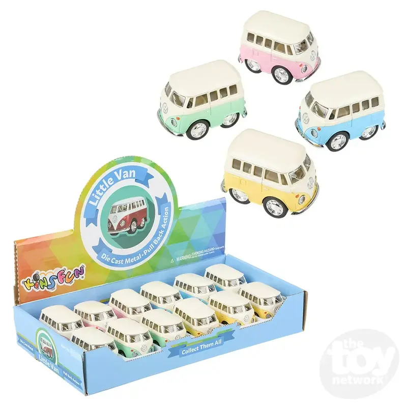 2" Diecast Volkswagen Mini Bus (Sold Separately)