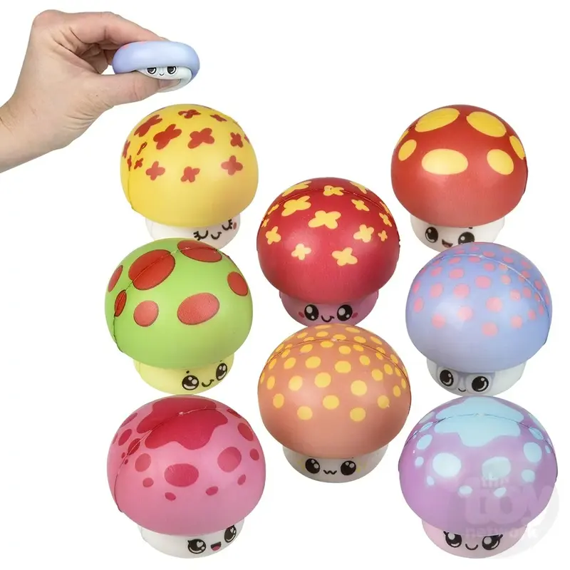 2 Micro Squish Mushroom (Sold Separately)