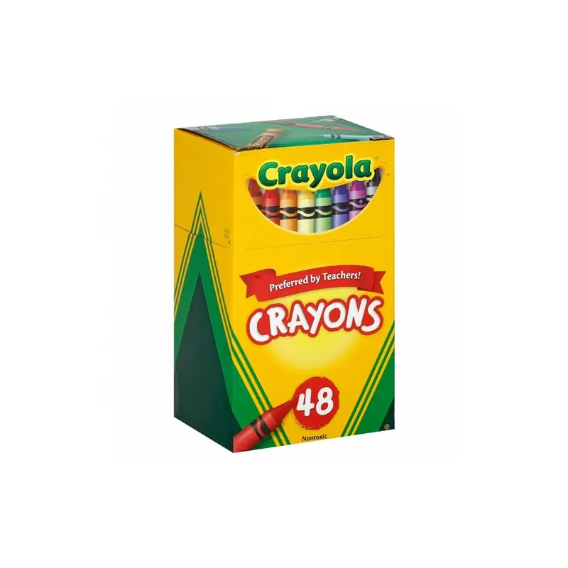 48 Ct Crayons - Non-Peggable