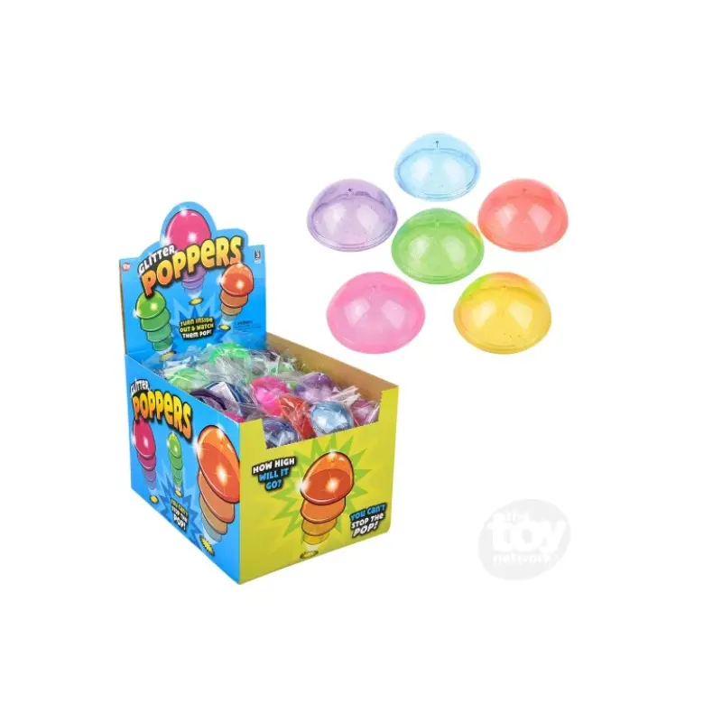 2.25" Jumbo Glitter Poppers (Sold Separately)
